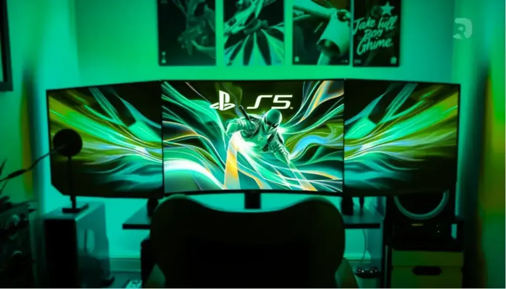 4K 120Hz gaming display and PS5 Pro graphics settings.