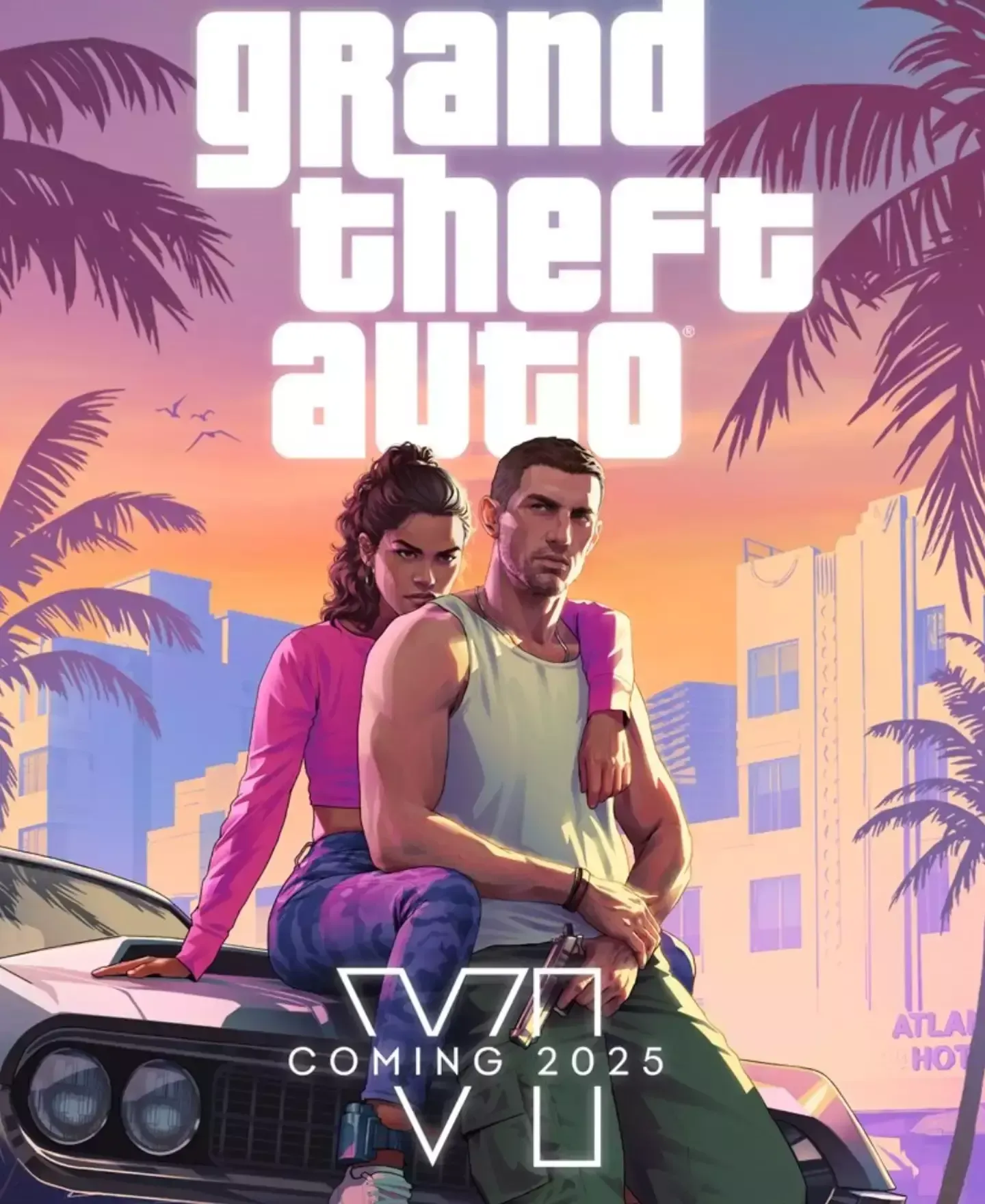 cover art of Grand Theft Auto 6 with Lucia and Jason