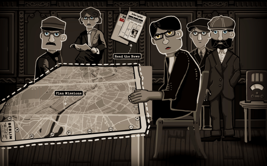 Emotional narrative moment reflecting the cost of resistance in Through the Darkest of Times