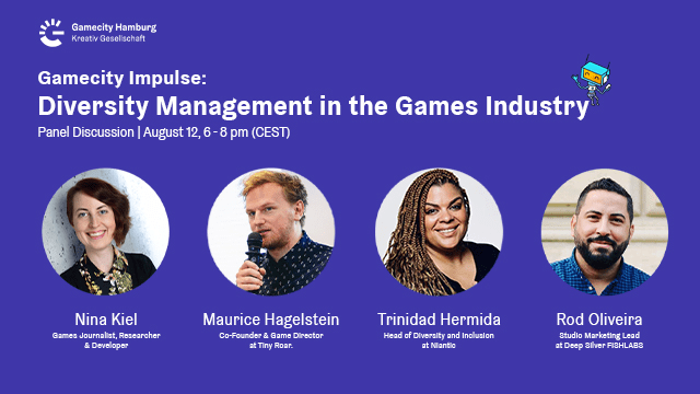 Game developers discussing fan boundaries and community behavior at a conference