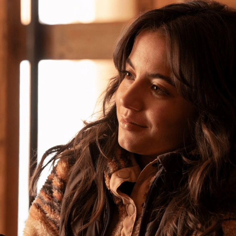 Isabela Merced as Dina delivering an emotional performance in The Last of Us Season 2