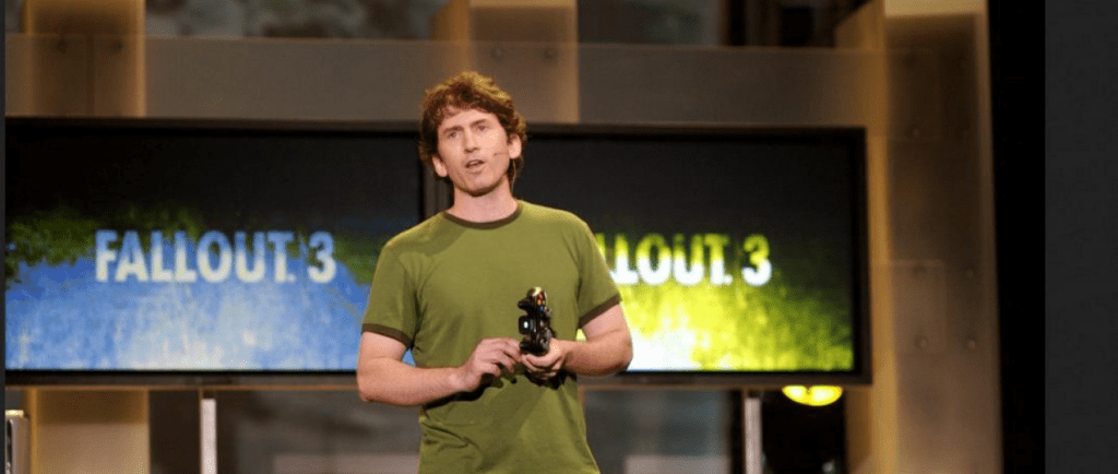 MachineGames developers and Todd Howard working on a major narrative-driven game