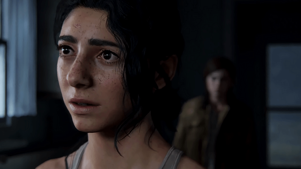 Dina showing strength and emotional restraint in a tense Season 2 scene