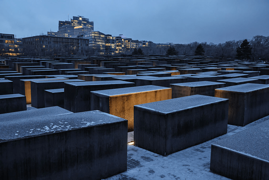 Holocaust memorial and educational exhibits preserving historical memory